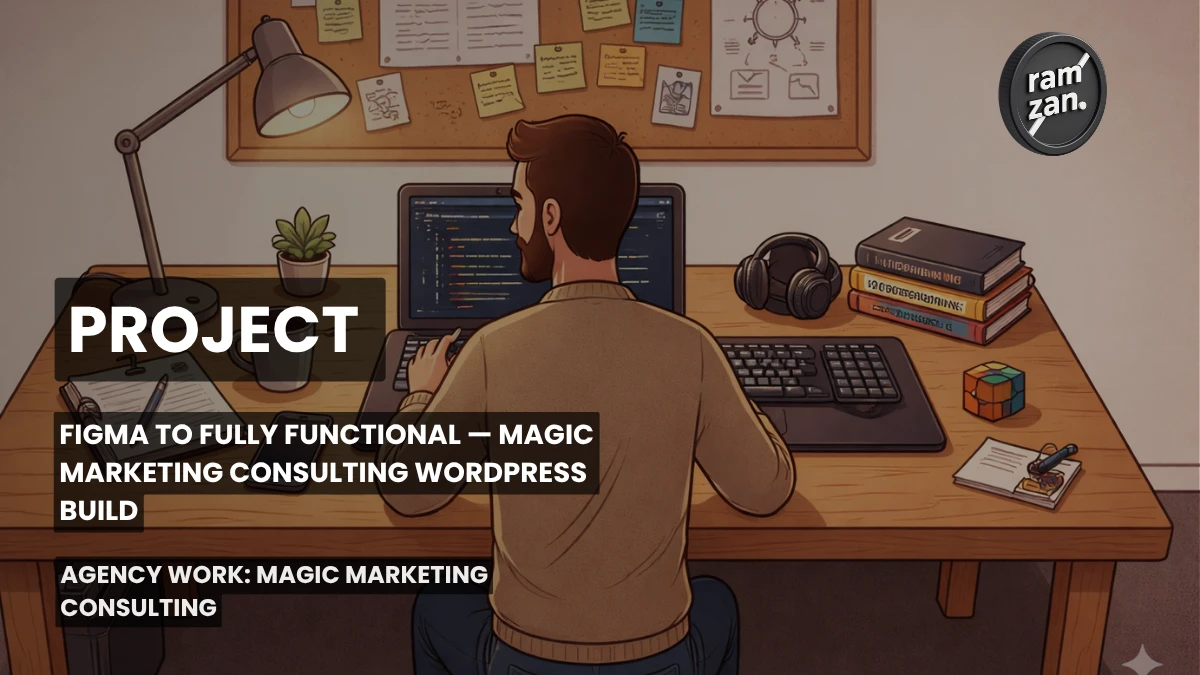 Figma to Fully Functional — Magic Marketing Consulting WordPress Build